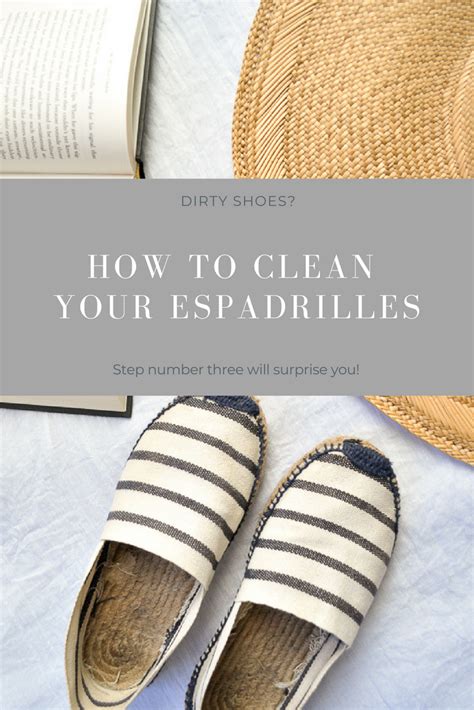 how to clean espadrilles from scratch.